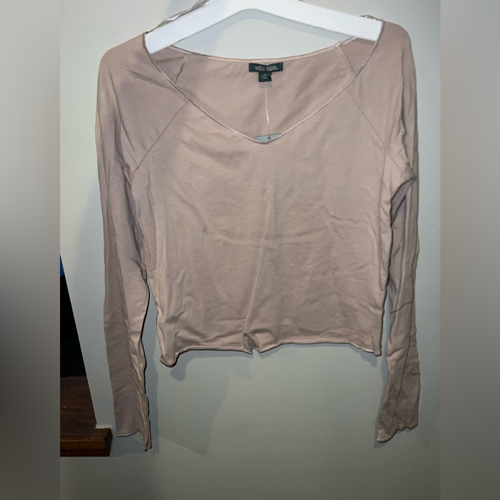 Wild Fable Blush Long Sleeve Top